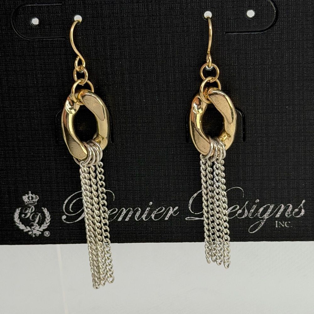 3For$20 Premier Designs Gold and Silver Dangle Earrings